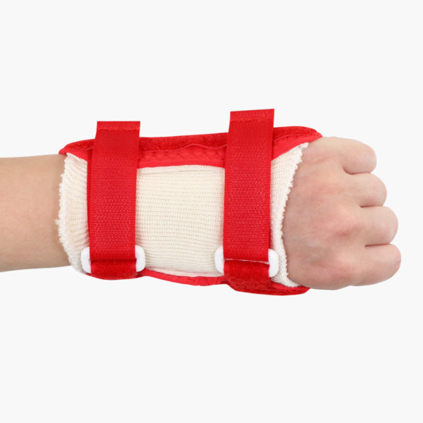 Paediatric D Ring Wrist Brace Red 1600 x 1600 2