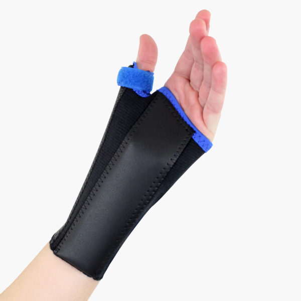 Paediatric Elastic Wrist Thumb Brace Blue 1600 x 1600 1