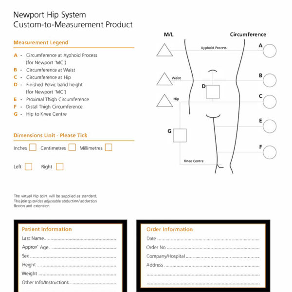 Newport Hip System website image