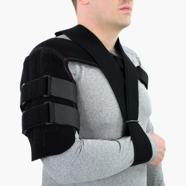 Non Clip Clasby Humeral Brace Beagle OrthopaedicClasby Shoulder Brace main image website 2 1