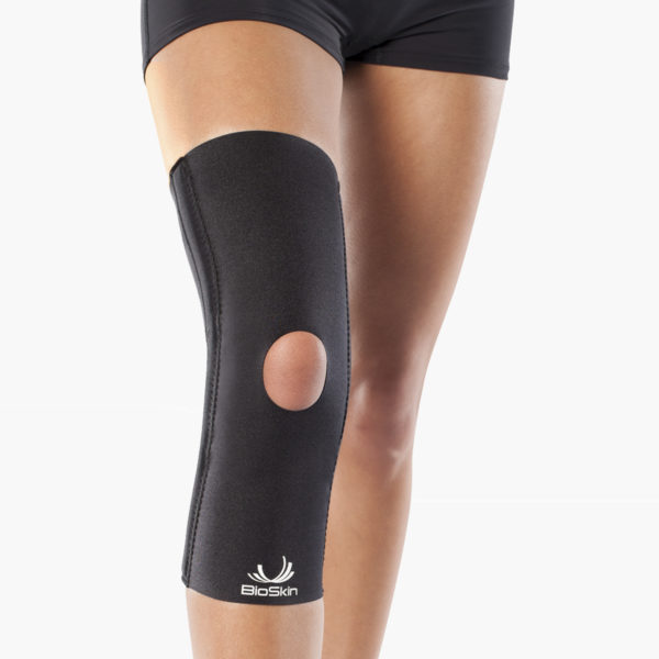 BioSkin Knee Sleeve™ | BioSkin Knee Sleeve,Medical-grade Compression,Open Patella Design,Stabilization Straps
