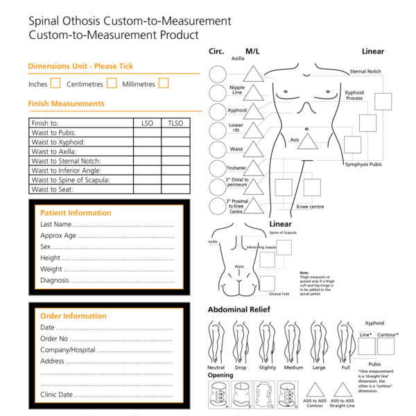 Spinal Orthosis | Spinal Orthosis,Custom,Post-Fracture,Dislocation,Gaiters