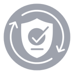 Icon representing regulatory excellence, ISO 13485 certification, and MDR compliance.